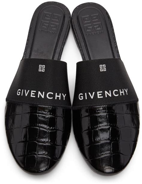 givenchy black bedford mules|More.